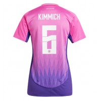 Maglia Calcio Germania Joshua Kimmich #6 Seconda Divisa Donna Europei 2024 Manica Corta